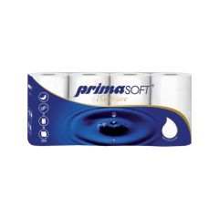Papír toaletní PrimaSoft - 3- vrstvý / 8 rolí