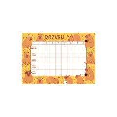Rozvrh hodin A5 - Kapybary