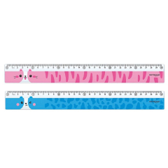 Pravítko KEYROAD 30 cm - mix zvířátka