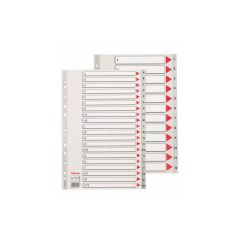 Rozdružovač A4 plastový Esselte Maxi - šedý / A - Z