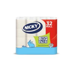 Regina  Papír toaletní BiG PACK s vůní kamilky a potiskem 3-vrstvý / 32 ks