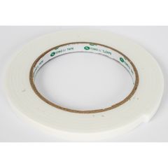 Lepicí páska oboustranná - 8 mm x 2,2 m / bílá pěnová