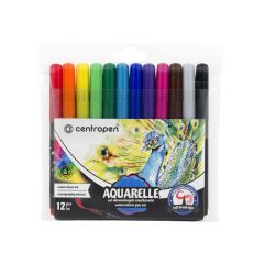 Popisovače Centropen Aquarelle 8683/12 - sada 12 ks