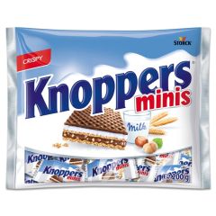 Sušenky Knoppers minis 200g