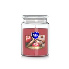 Vonná svíčka v dóze Maxi - Jablko a skořice