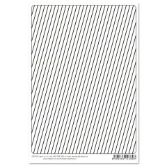 Podložka do sešitů A5 papírová - šikmý sklon písma