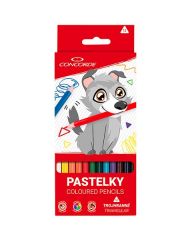 Pastelky CONCORDE Volfík / 12 barev