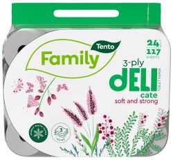 Papír toaletní Tento Delicade- 3 vrstvý / 24 rolí