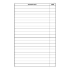 Stavební deník Baloušek A4 / 15 listů + 3x20 listů / PT255