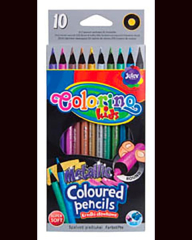 Pastelky Colorino metalické Metalic - 10 barev