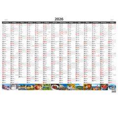 Plánovací roční nástěnná mapa - obrázková / N220