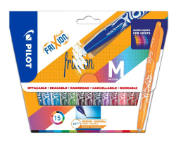 PILOT  Roller Pilot FriXion Ball 0,7 mm - sada 15 ks / mix barev