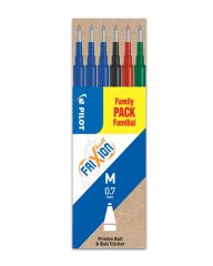 Náplň Pilot FriXion 0,7 - modrá, černá, červená, zelená / 6 ks