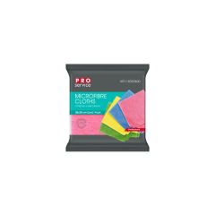 Utěrka z mikrovlákna PRO service univerzální 4 ks - 38 x 38 cm / mix barev