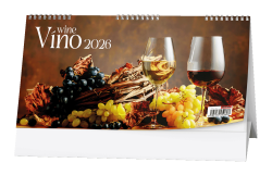 Kalendář stolní obrázkový Víno / BSE1