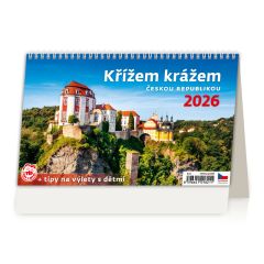 Kalendář stolní - Křížem krážem ČR / S23
