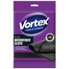 Utěrka z mikrovlákna VORTEX - černá 30 x 50 cm