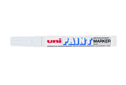 Popisovač UNI PAINT PX-20 lakový Medium / bílá