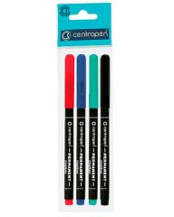 centropen  Popisovač Centropen 2536 permanentní / sada 4 ks