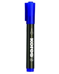Kores  Popisovač Kores K-Marker Permanent - modrá / kulatý hrot