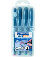 centropen  Popisovač Centropen Permanent OHP 2637 / sada 4 ks