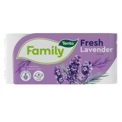 TENTO  Papír toaletní Tento Fresh Aroma Lavender - 2 vrstvý / 8 rolí