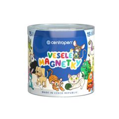 Veselé magnety 9794 - sada 75 ks