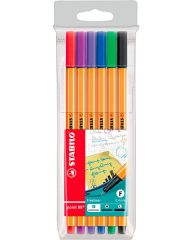 Stabilo  Liner STABILO® point 88 - sada 6 ks