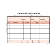 Optys 1087 příjemka - převodka - výdejka 100 listů NCR A5