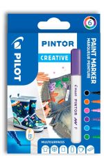 Popisovač Pilot Pintor F Creative akryl / sada 6 ks