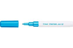 Popisovač Pilot Pintor EF / metalická modrá