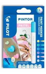 Popisovač Pilot Pintor EF Pastel / sada 6 ks