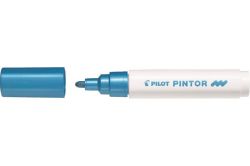 Popisovač Pilot Pintor M / metalický modrá