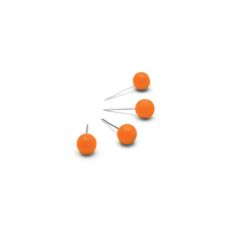 Připínáčky oranžové / 100 ks