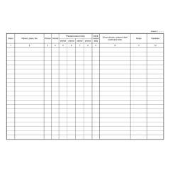 Kniha příchodů a odchodů oboustranná Baloušek A4 / 40 stran / ET372