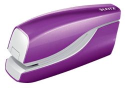 Kancelářský sešívač Leitz WOW elektrický 5566 / purpurová - 10 listů