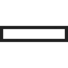 Magnetický informační rámeček LEAN A4/A3 - 317 x 75 mm / černá / 10 ks