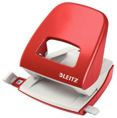 Leitz  Kancelářský děrovač Leitz NeXXt 5008 / červená - 30 listů