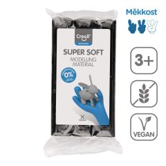 Creall  Modelovací hmota Creall Super soft - 500 g / černá