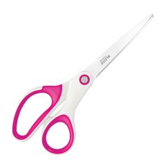 Leitz  Nůžky Leitz WOW kancelářské titanové 20,5 cm / bílo-růžová