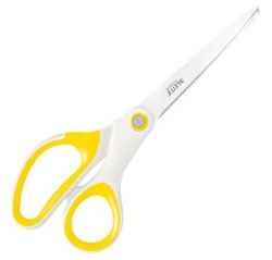 WOW Leitz  Nůžky Leitz WOW kancelářské titanové 20,5 cm / bílo-žlutá
