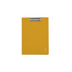 Karton P+P  Dvojdeska A4 VERDE s klipem - hořčicová