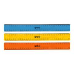 Pravítko SPOKO 30 cm - mix