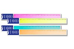 Pravítko 30 cm - ohebné / mix neon barev