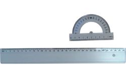 Pravítko 30 cm - transparentní