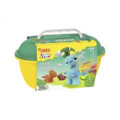 Jovi  Plastelína JOVI PLAY&FUN kufřík - Jurassic / 50 ks