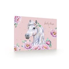 Pracovní podložka s obrázkem - Kůň romantic / 60 x 40 cm