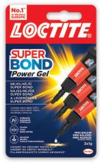 Loctite  Vteřinové lepidlo Loctite - Super Bond POWER GEL MINI 3 x 1 g