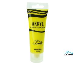 Akrylová barva LUMA - 75 ml / žlutá