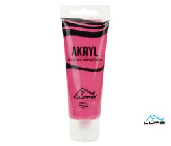 Akrylová barva LUMA - METAL / 75 ml / červená